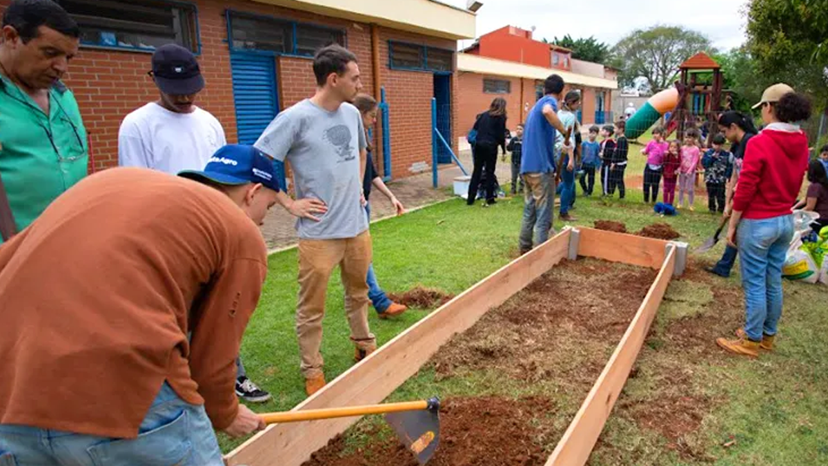 Projeto de hortas infantis promove educação ambiental em escolas de Piracicaba (SP)