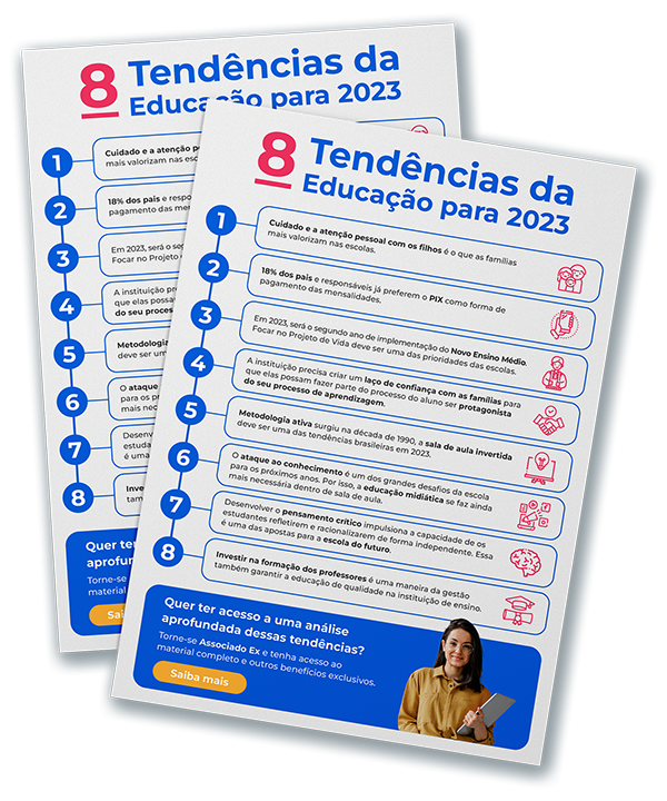 Infográfico Tendências da Educação para 2023